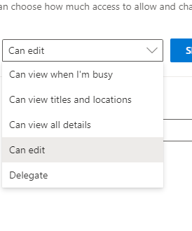 Share the room's calendar with your Dash account, with edit permissions